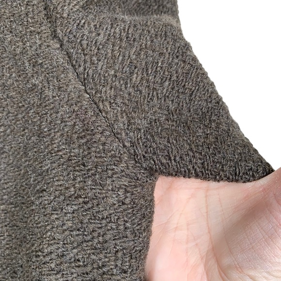 Banana Republic Brown Wool Boucle Wrap Jacket - Picture 5 of 11